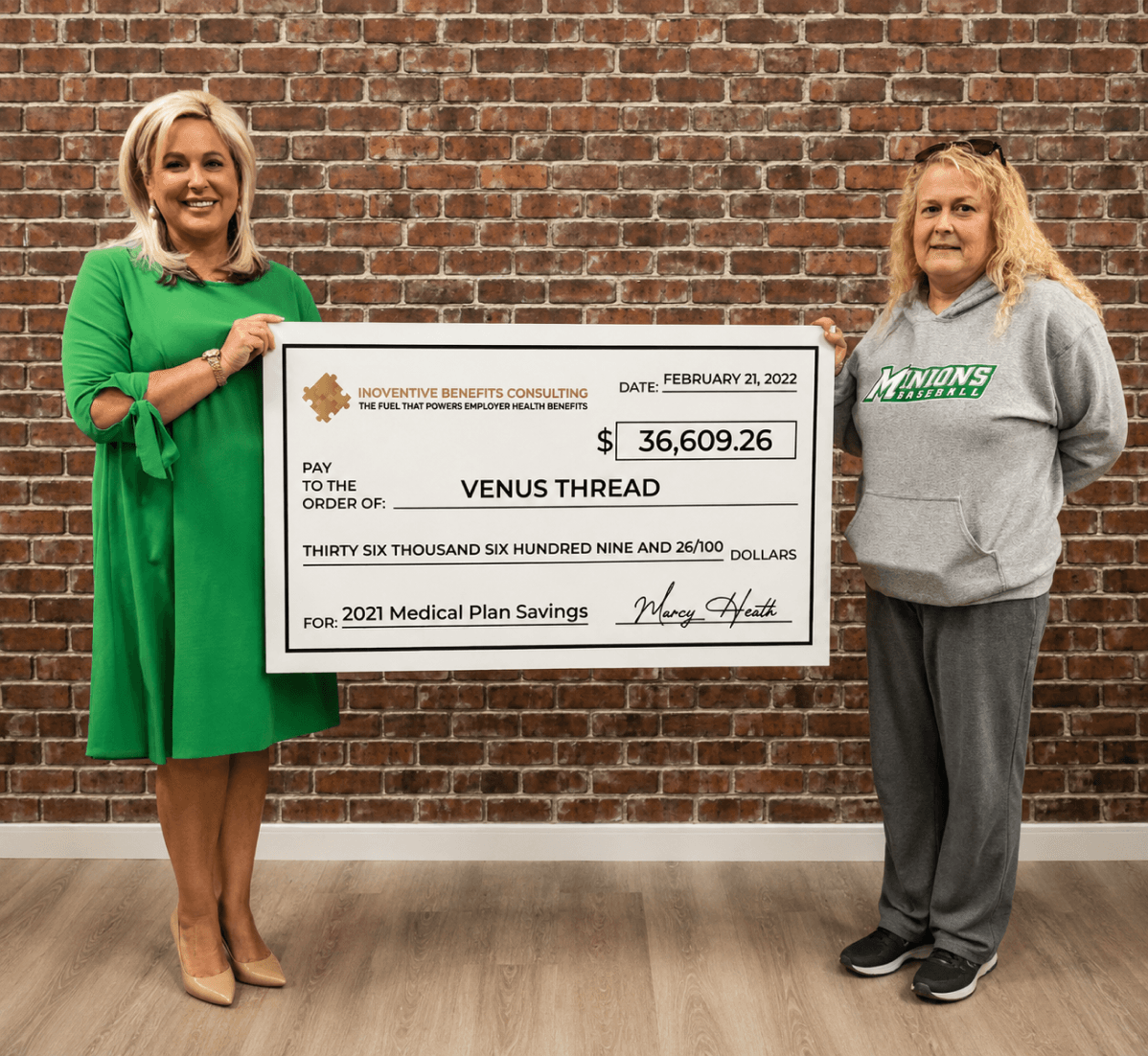 Venus Thread, Tallapoosa, GA savings check