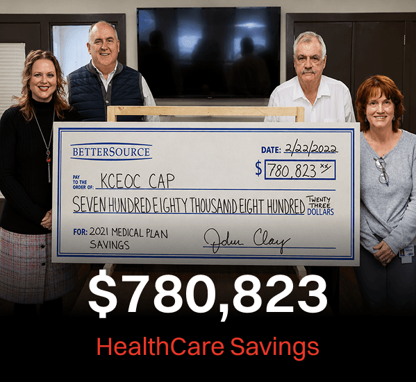 KCEOC Community Action Partnership, Gray, KY savings check